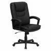 Best Sale ⌛ Task Chairs Flash Furniture High Back Executive Swivel Office Chair 41.5-45.25H In. - Black 👏