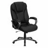 Hot Sale 😉 Task Chairs Flash Furniture High Back Executive Office Chair 46.25-50H In. - Black 🌟 -Office & Desk Chairs Sales masterFLSH033