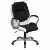 Brand new 🧨 Executive Chairs Flash Furniture Mid-Back Executive Swivel Office Chair - Black / White 🤩 -Office & Desk Chairs Sales masterFLSH047