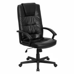 Best deal 🎁 Executive Chairs Flash Furniture High Back Executive Office Chair 44.5-48H In. - Black ✨