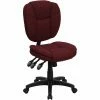 Outlet 💯 Task Chairs Flash Furniture Mid-Back Multi-Functional Ergonomic Task Chair 🎉