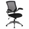 Best Sale 🧨 Task Chairs Flash Furniture Mid-Back Mesh Swivel Task Chair With Gray Frame And Flip-Up Arms 🔥 -Office & Desk Chairs Sales masterFLSH1536