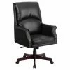 Best deal ✨ Executive Chairs Flash Furniture High Back Pillow Back Leather Executive Swivel Office Chair 🔥