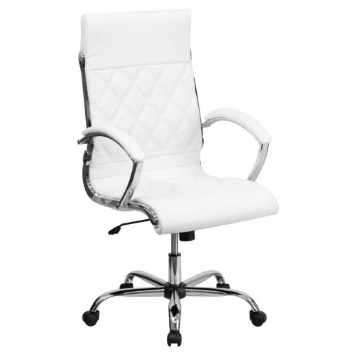 Flash Sale 💯 Task Chairs Flash Furniture High Back Designer Leather Executive Swivel Office Chair With Chrome Base 💯 -Office & Desk Chairs Sales masterFLSH1649