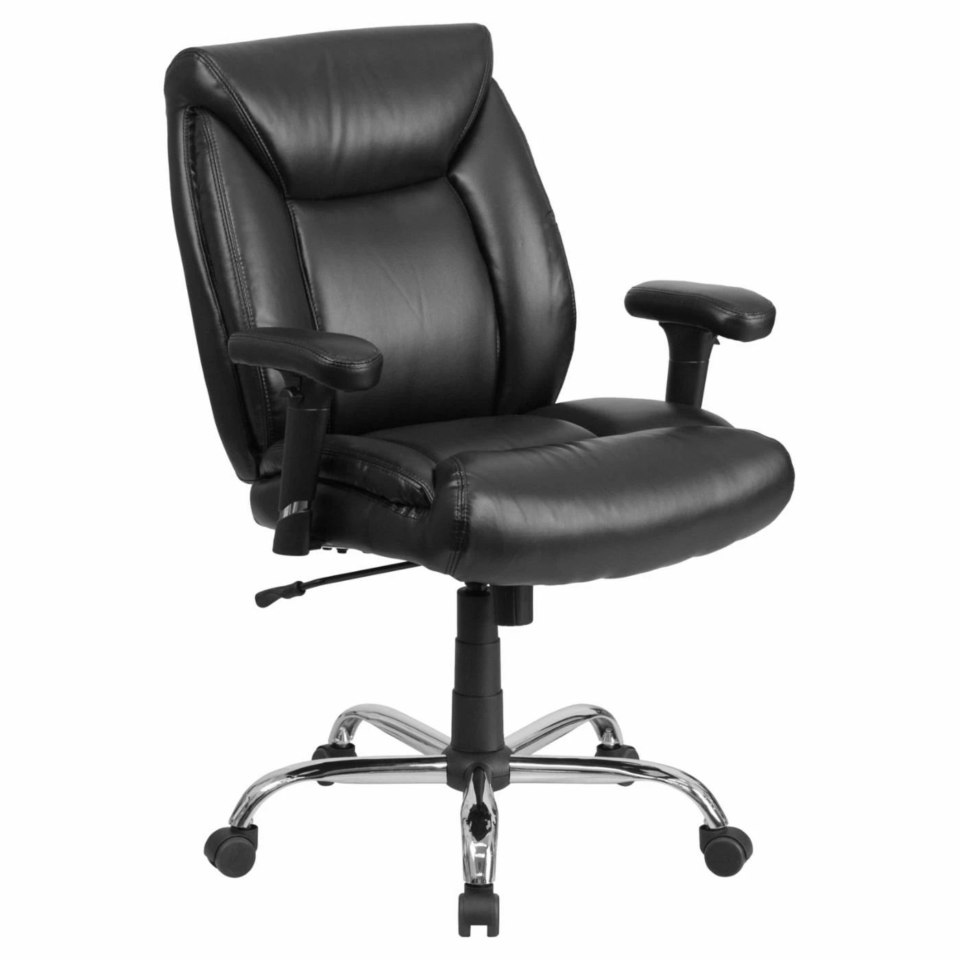 Best Sale โ๏ธ Task Chairs Flash Furniture HERCULES Series Big & Tall Leather Swivel Task Chair With Height Adjustable Arms ๐ฅ 3 Best Sale โ๏ธ Task Chairs Flash Furniture HERCULES Series Big & Tall Leather Swivel Task Chair With Height Adjustable Arms ๐ฅ