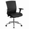 Best deal 🌟 Task Chairs Flash Furniture HERCULES Series Leather Multi-Functional Executive Swivel Chair With Seat Slider 😍 -Office & Desk Chairs Sales masterFLSH1686