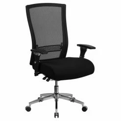 Flash Sale 💯 Task Chairs Flash Furniture HERCULES Series High Back Mesh Multi-Functional Executive Swivel Chair With Seat Slider 🎁