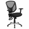 Hot Sale 💯 Task Chairs Flash Furniture Mid-Back Mesh Swivel Task Chair With Triple Paddle Control And Height Adjustable Arms 🥰