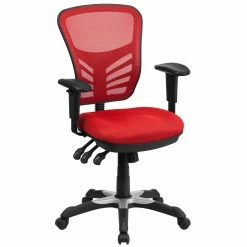 Coupon ✨ Task Chairs Flash Furniture Mid-Back Mesh Swivel Task Chair With Triple Paddle Control 😉