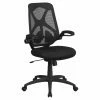 Flash Sale 💯 Task Chairs Flash Furniture Executive Swivel Office Chair With Padded Seat Adjustable Lumbar 2-Paddle Control And Flip-Up Arms 😀 -Office & Desk Chairs Sales masterFLSH1699