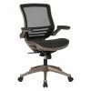 Promo 😉 Task Chairs Flash Furniture Mid-Back Transparent Black Mesh Executive Swivel Chair 👍 -Office & Desk Chairs Sales masterFLSH2004