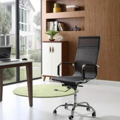 Deals 👏 Hodedah Imports Task Chairs Hodedah Mesh Task Chair In Black ⌛