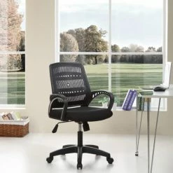 Wholesale 🔔 Hodedah Imports Task Chairs Hodedah HI-5007 Mesh Task Chair 🎉
