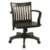 New 😍 Executive Chairs OSP Home Furnishings Deluxe Wood Bankers Chair ✨ -Office & Desk Chairs Sales masterHSR1101