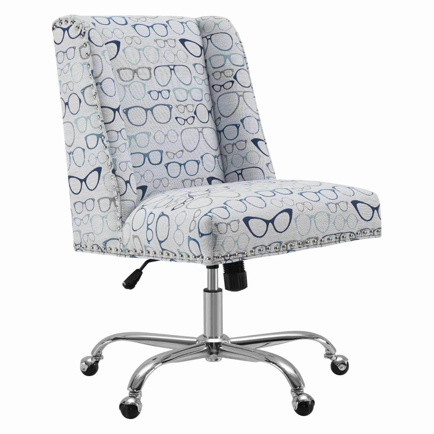Hot Sale 𧨠Executive Chairs Linon Dobby Upholstered Glasses Office Desk Chair π― 3 Hot Sale 𧨠Executive Chairs Linon Dobby Upholstered Glasses Office Desk Chair π―