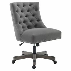 Promo 💯 Executive Chairs Linon Della Button Tufted Office Chair ⭐