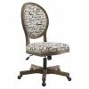 Budget ❤️ Executive Chairs Linon Erin Paris Oval Back Adjustable Height Office Task Chair 😉 -Office & Desk Chairs Sales masterLHD2228