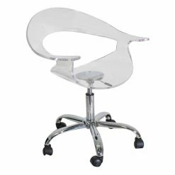 Flash Sale 🎉 Task Chairs LumiSource Rumor Office Chair - Clear 🌟