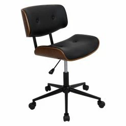 Coupon 👍 Task Chairs LumiSource Lombardi Height Adjustable Office Chair With Swivel 💯