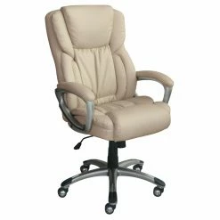 Coupon โค๏ธ Executive Chairs Serta Supple Bonded Leather Executive Office Chair ๐