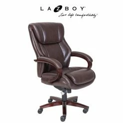 Buy 💯 Task Chairs La-Z-Boy Bellamy Executive Office Chair - Coffee 😍