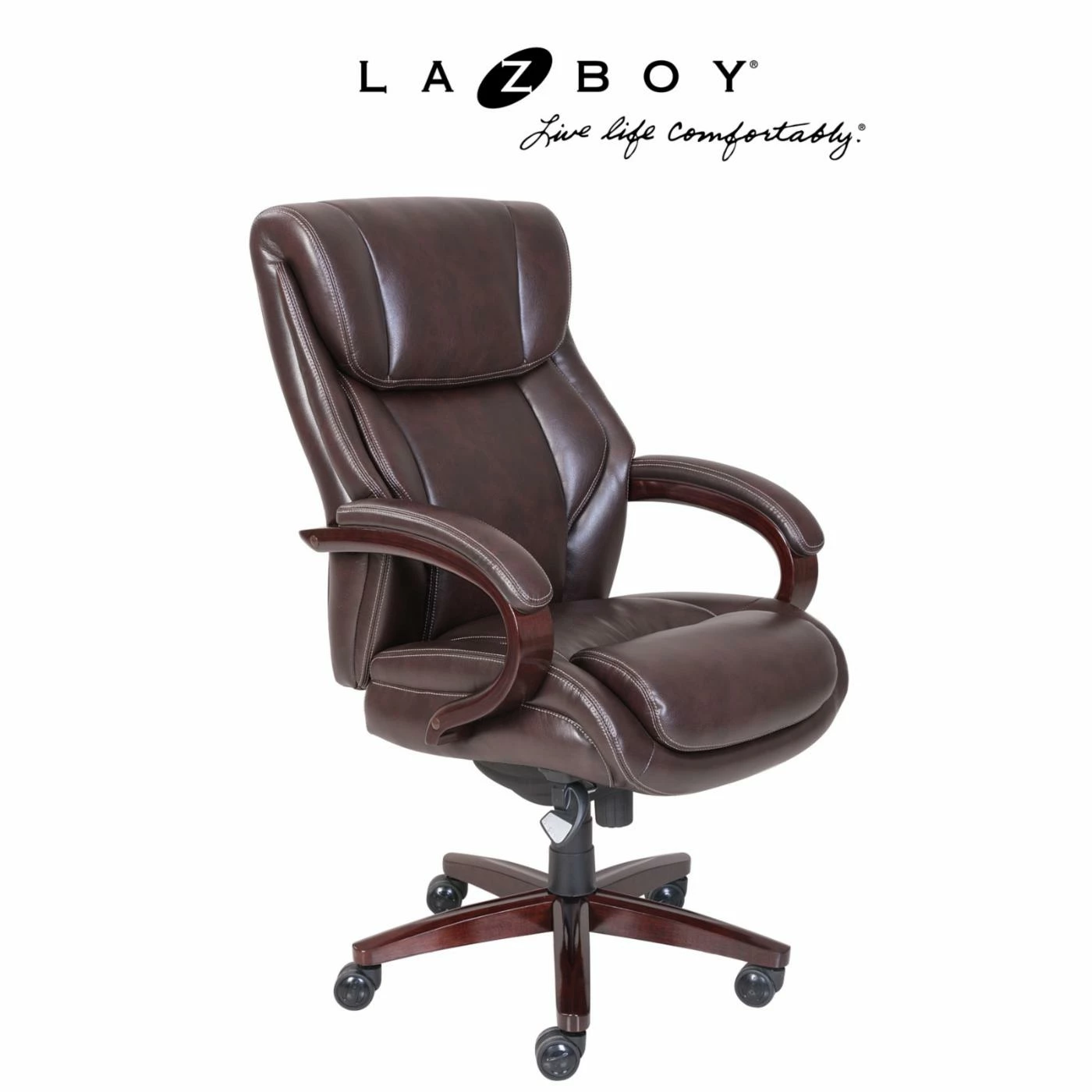 Buy ๐ฏ Task Chairs La-Z-Boy Bellamy Executive Office Chair - Coffee ๐ 3 Buy ๐ฏ Task Chairs La-Z-Boy Bellamy Executive Office Chair - Coffee ๐