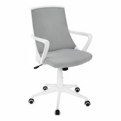 Brand new 👍 Task Chairs Monarch Specialties Adjustable Mid-Back Office Chair, Grey 😍