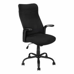 Flash Sale 🤩 Executive Chairs Monarch Specialties Adjustable Height Executive Office Chair, Black 🤩