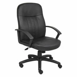 Deals 😀 Task Chairs Boss Executive Leather Budget Chair 🎉