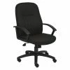 Hot Sale ✨ Task Chairs Boss Mid Back Fabric Managers Chair In Black ⭐ -Office & Desk Chairs Sales masterNORS092