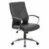 Best Sale 🔥 Executive Chairs Boss LeatherPlus Executive Chair With Silver Accent ✨ -Office & Desk Chairs Sales masterNORS287