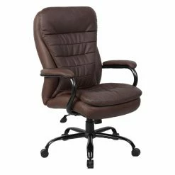 Wholesale 🌟 Executive Chairs Boss Big & Tall Heavy Duty Double Plush LeatherPlus Commercial Grade Executive Office Chair ⌛
