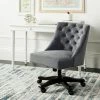 Coupon ⌛ Executive Chairs Safavieh Soho Tufted Velvet Swivel Desk Chair ⭐