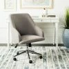 Budget 😉 Executive Chairs Safavieh Adrienne Fabric Chrome Leg Swivel Office Chair 🛒