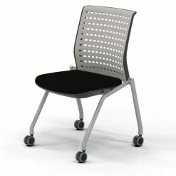 Wholesale 👏 Task Chairs Mayline Thesis Upholstered Armless Training Chair 👍