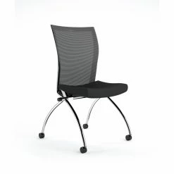 Buy 🥰 Task Chairs Mayline Valore Armless Training High-Back Nesting Chair - Set Of 2 ⌛