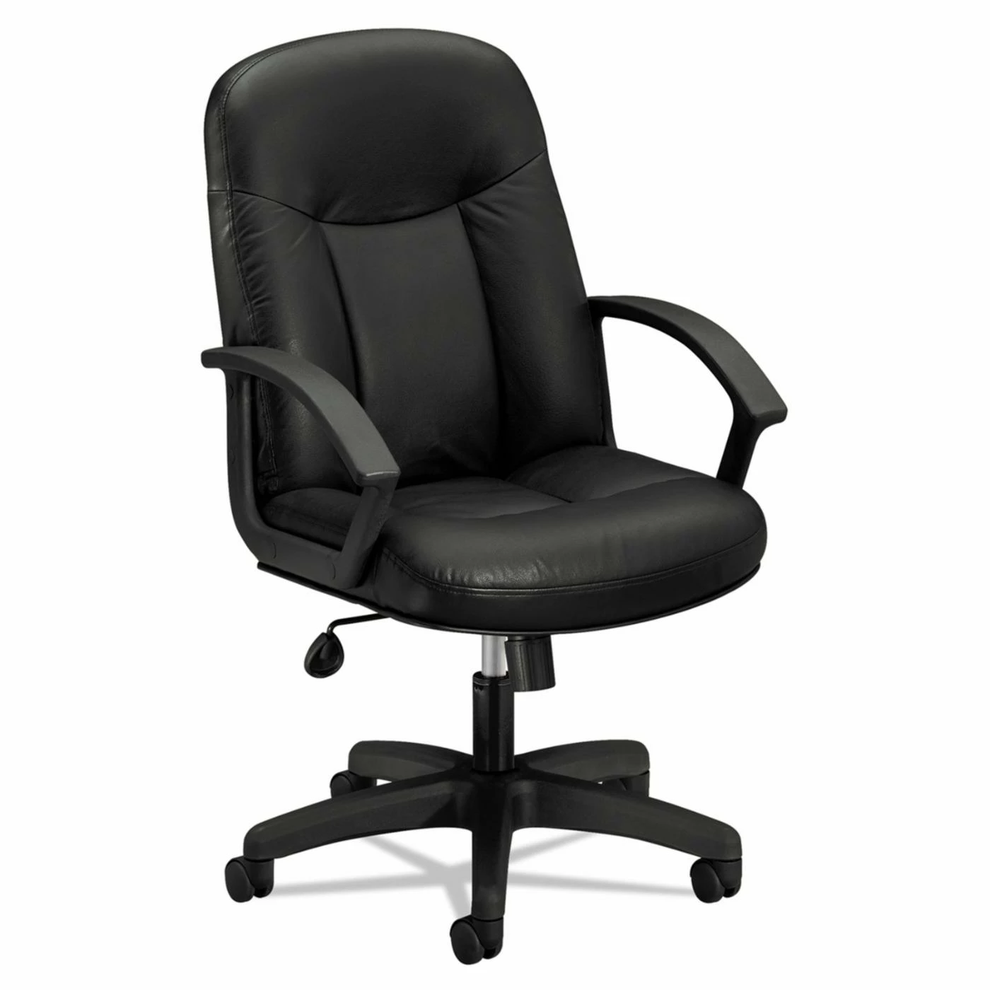 Cheapest 🛒 Task Chairs Basyx VL601 Series Leather High-Back Swivel/Tilt Chair - Black 💯 3 Cheapest 🛒 Task Chairs Basyx VL601 Series Leather High-Back Swivel/Tilt Chair - Black 💯