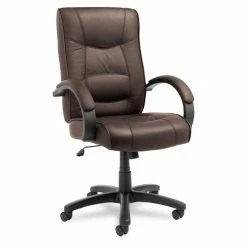 Coupon 🧨 Executive Chairs Alera Strada Series Top-Grain Leather High-Back Swivel/Tilt Chair ⭐