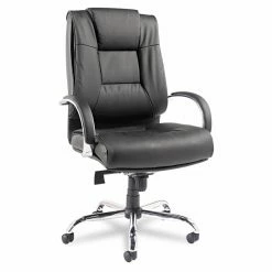 Promo 😉 Executive Chairs Alera Ravino Big & Tall Series High-Back Swivel/Tilt Leather Chair - Black 😉