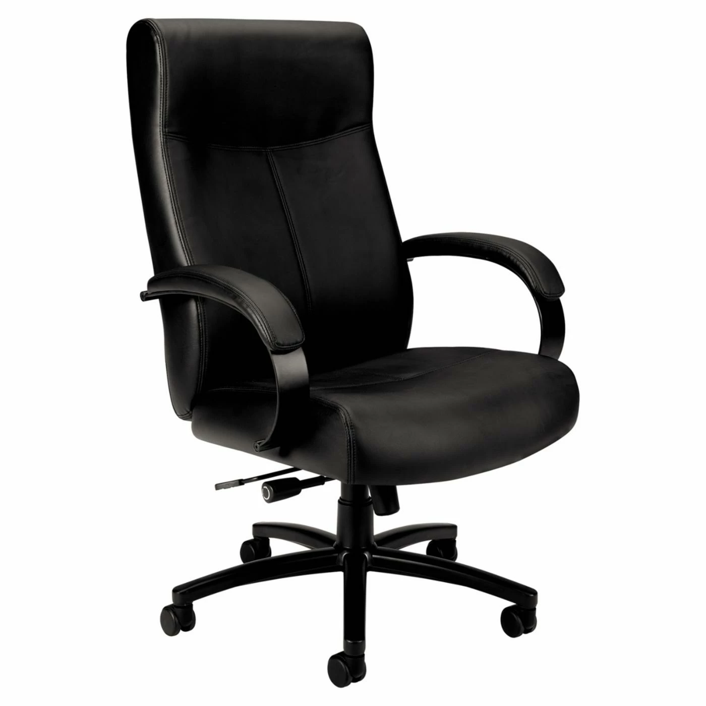 Promo 🛒 Executive Chairs Basyx VL680 Series Big & Tall Leather Chair - Black 🎁 3 Promo 🛒 Executive Chairs Basyx VL680 Series Big & Tall Leather Chair - Black 🎁