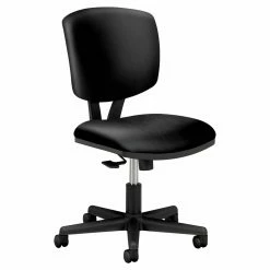 Flash Sale 🌟 Task Chairs HON Volt Series Leather Task Chair With Synchro-Tilt - Black ✨