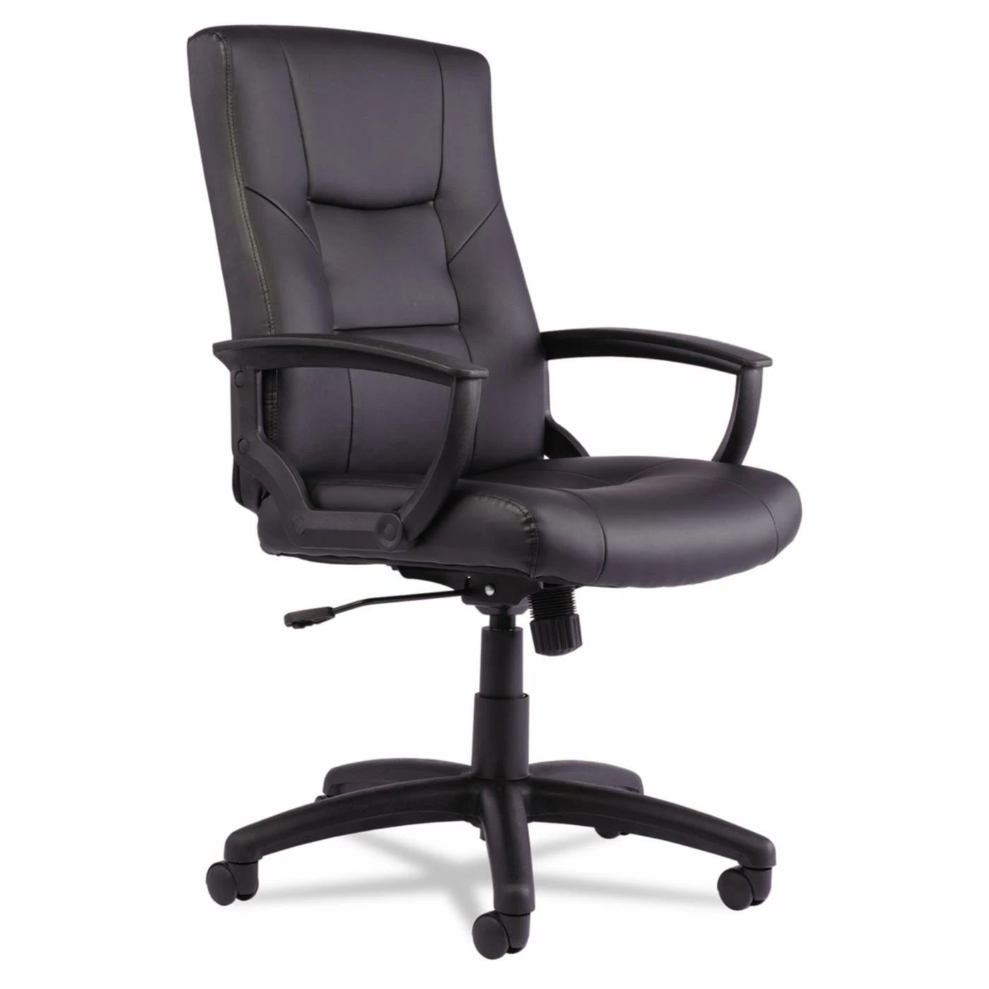 Executive Chairs Alera YR Series Executive Leather High-Back Swivel/Tilt Leather Chair - Black 3 Executive Chairs Alera YR Series Executive Leather High-Back Swivel/Tilt Leather Chair - Black