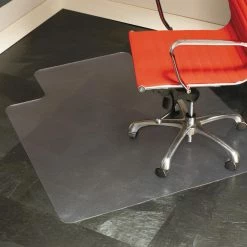 Cheap ⭐ Computer Chair Mats ES Robbins 45 X 53 Multi-Task Series Lip Chair Mat 👏