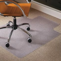 Hot Sale 😀 Computer Chair Mats ES Robbins 45 X 53 Natural Origins Chair Mat For Carpet 🧨