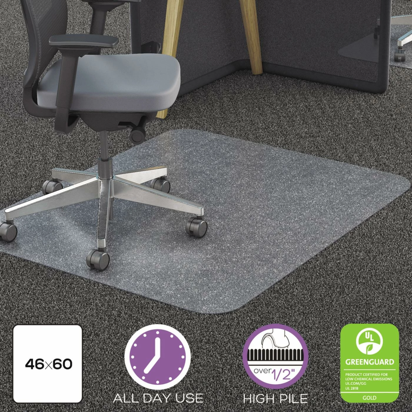 Best Pirce ๐ Computer Chair Mats Deflect-o 46 X 60 Chair Mat For All Pile Carpet ๐ฅฐ 3 Best Pirce ๐ Computer Chair Mats Deflect-o 46 X 60 Chair Mat For All Pile Carpet ๐ฅฐ