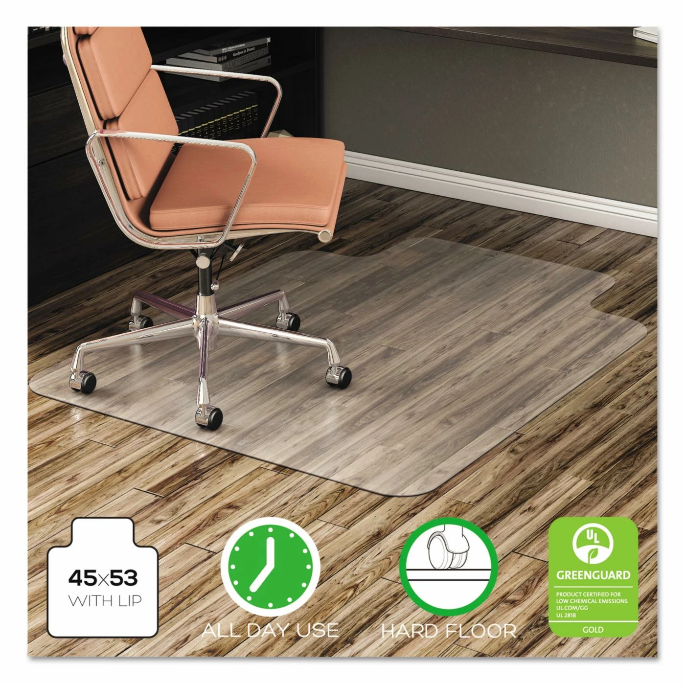 Best Pirce ๐ Computer Chair Mats Deflect-o 45 X 53 EconoMat Chair Mat For Hard Floor ๐ 3 Best Pirce ๐ Computer Chair Mats Deflect-o 45 X 53 EconoMat Chair Mat For Hard Floor ๐