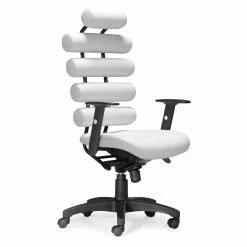 Best deal 😀 Executive Chairs Zuo Modern Unico Office Chair - White 🧨