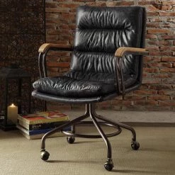 Best deal 😀 Task Chairs Acme Furniture Hedia Top Grain Leather Computer Task Chair 👍 -Office & Desk Chairs Sales scaleACM1820