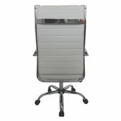 Outlet 🌟 Task Chairs Furniture Of America Sefton Modern Faux Leather Swivel Office Chair - 43 In. - Black 🎉 -Office & Desk Chairs Sales scaleENLB5639