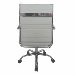 Best Sale 🌟 Task Chairs Furniture Of America Sefton Modern Faux Leather Swivel Office Chair - 36 In. - Black 👍 -Office & Desk Chairs Sales scaleENLB5640